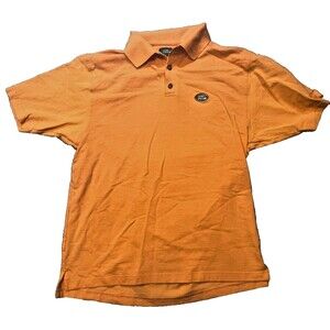 Rare Blaze Orange Land Rover Official Employee Polo Mens M Fast Ship